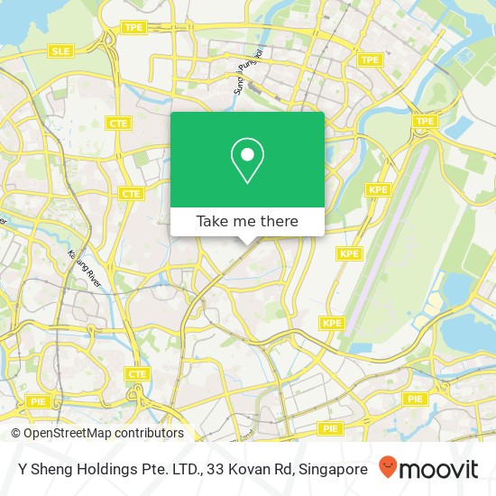 Y Sheng Holdings Pte. LTD., 33 Kovan Rd map