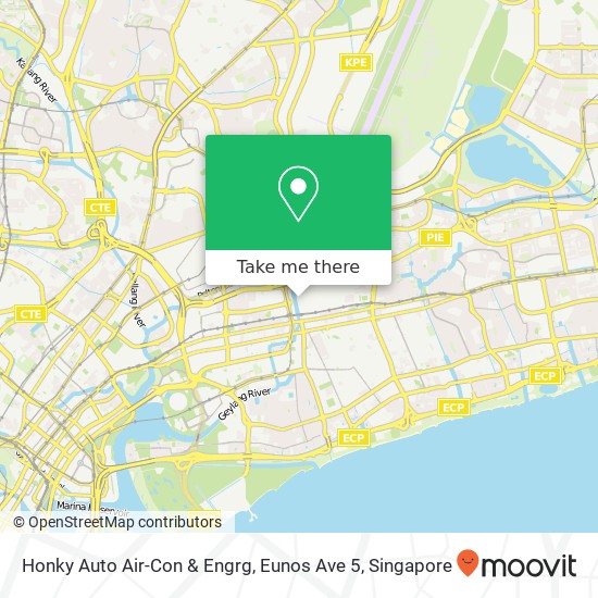 Honky Auto Air-Con & Engrg, Eunos Ave 5地图