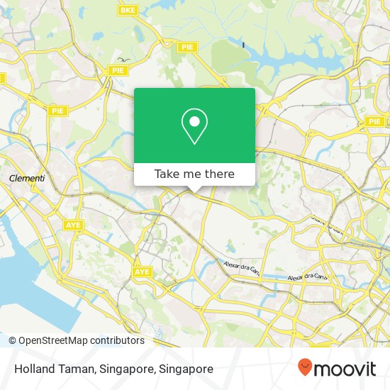 Holland Taman, Singapore map