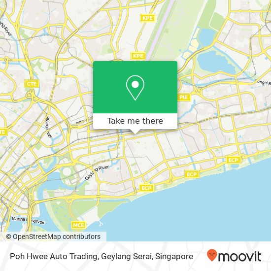 Poh Hwee Auto Trading, Geylang Serai地图