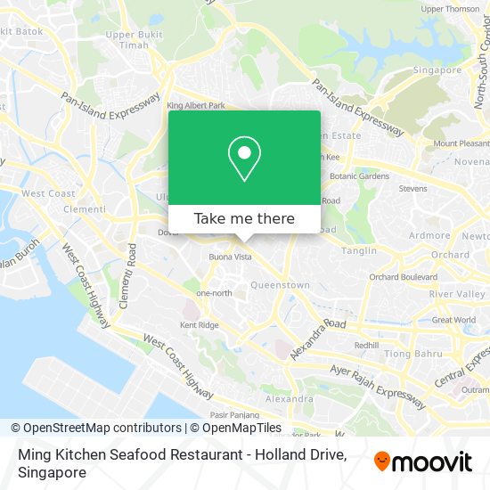 Ming Kitchen Seafood Restaurant - Holland Drive map