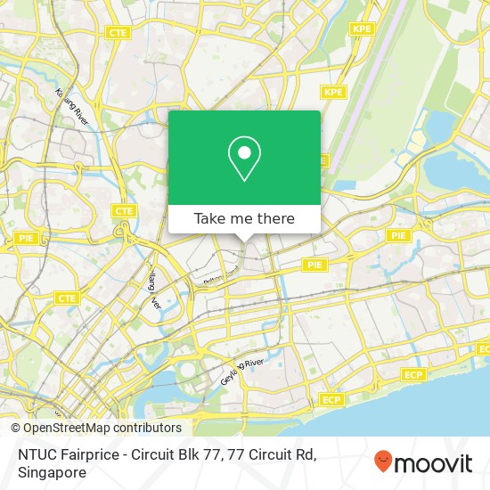 NTUC Fairprice - Circuit Blk 77, 77 Circuit Rd地图