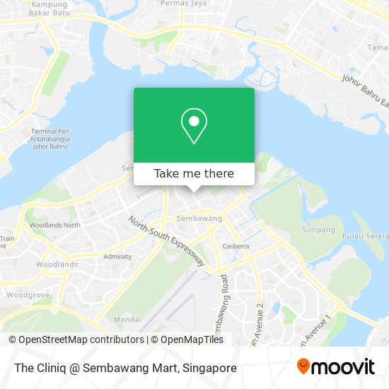 The Cliniq @ Sembawang Mart地图