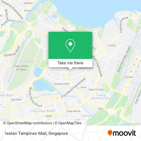 Isetan Tampines Mall map