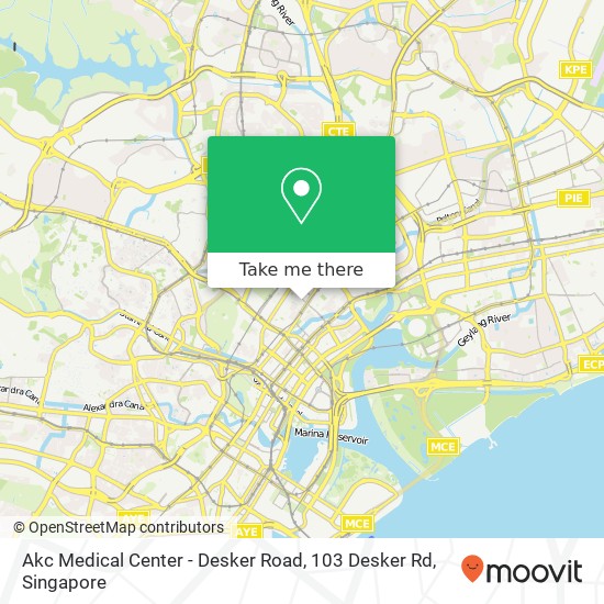 Akc Medical Center - Desker Road, 103 Desker Rd map