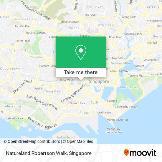 Natureland Robertson Walk map