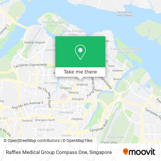 Raffles Medical Group Compass One地图