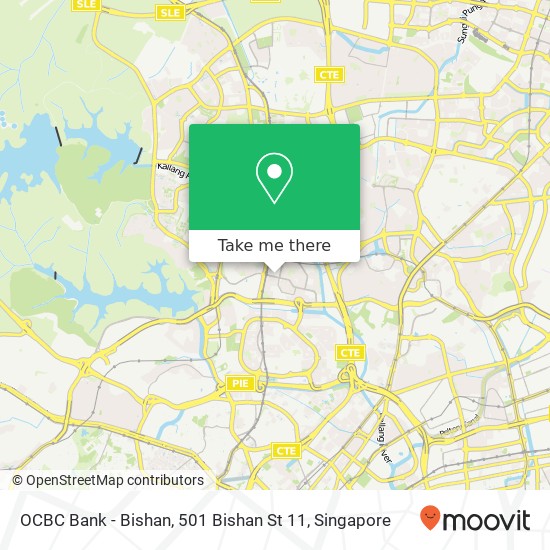 OCBC Bank - Bishan, 501 Bishan St 11 map