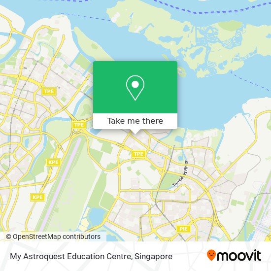 My Astroquest Education Centre map