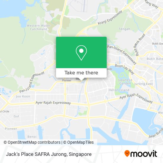 Jack's Place SAFRA Jurong地图