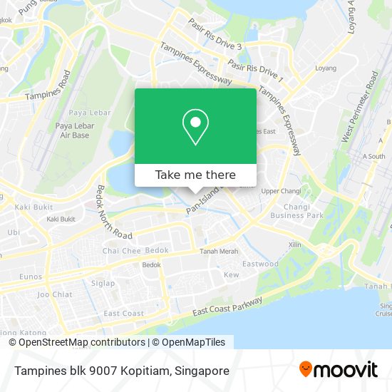 Tampines blk 9007 Kopitiam map