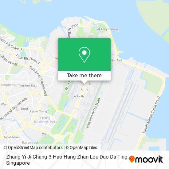 Zhang Yi Ji Chang 3 Hao Hang Zhan Lou Dao Da Ting map