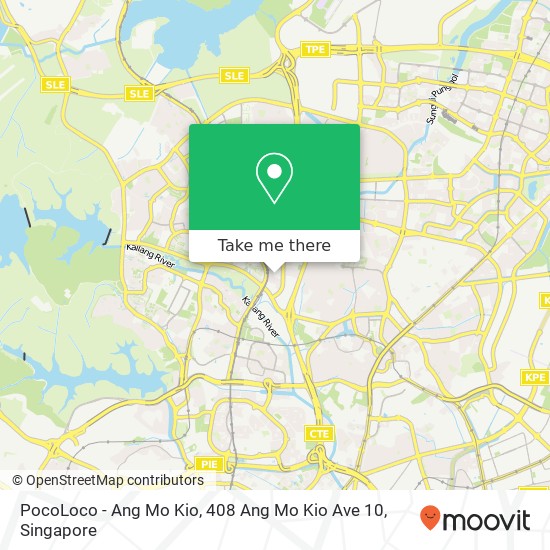 PocoLoco - Ang Mo Kio, 408 Ang Mo Kio Ave 10 map