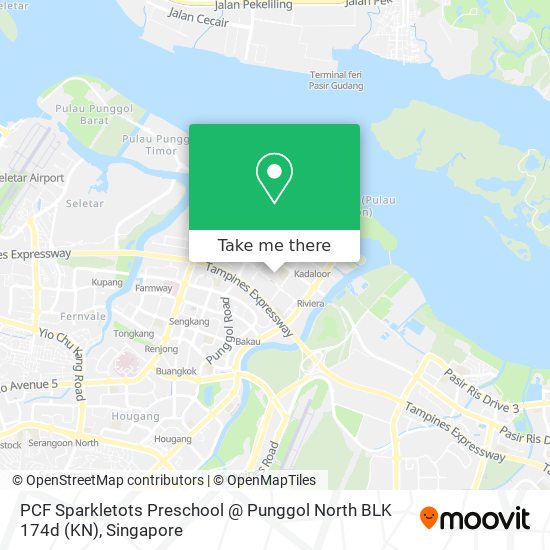 PCF Sparkletots Preschool @ Punggol North BLK 174d (KN) map