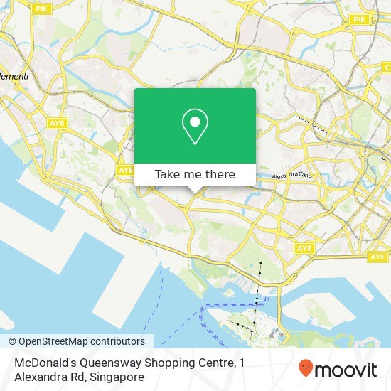 McDonald's Queensway Shopping Centre, 1 Alexandra Rd地图