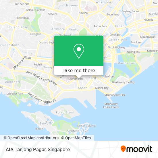AIA Tanjong Pagar map