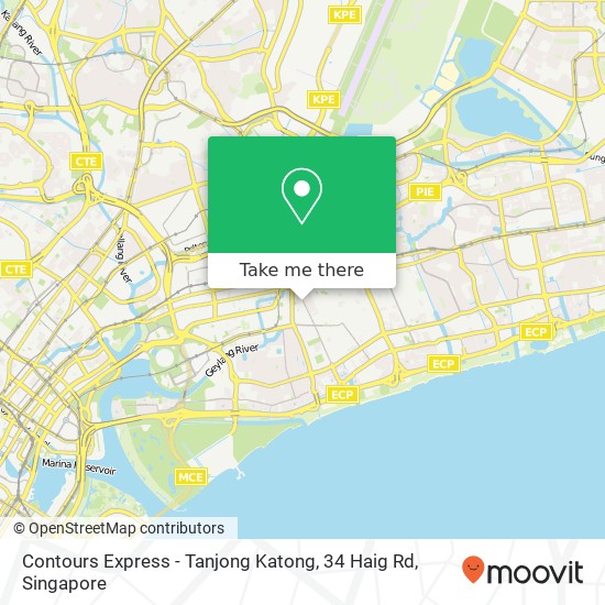 Contours Express - Tanjong Katong, 34 Haig Rd地图