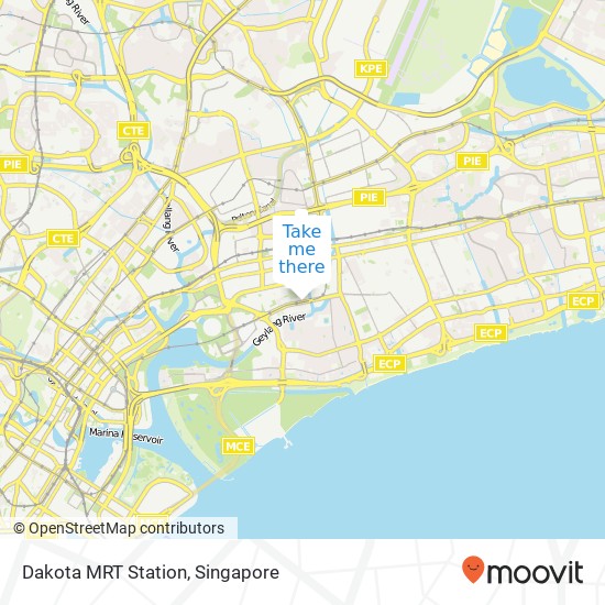 Dakota MRT Station地图