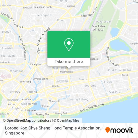 Lorong Koo Chye Sheng Hong Temple Association地图