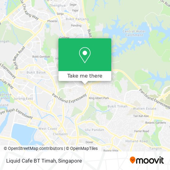 Liquid Cafe BT Timah map