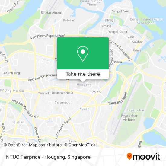 NTUC Fairprice - Hougang map