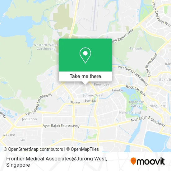 Frontier Medical Associates@Jurong West map