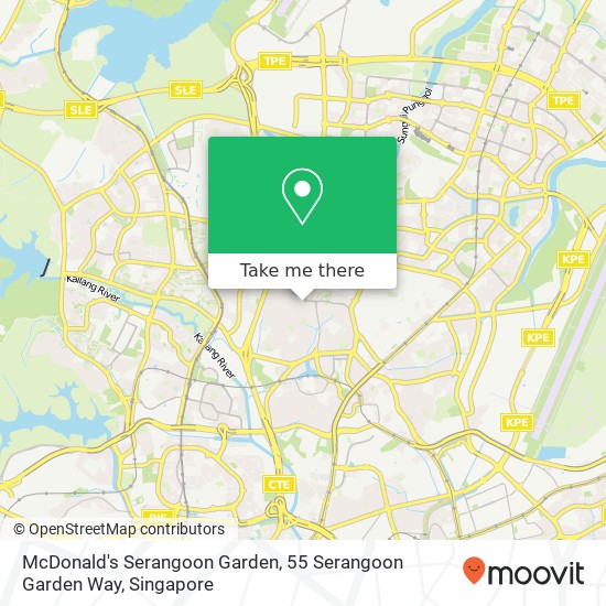 McDonald's Serangoon Garden, 55 Serangoon Garden Way地图