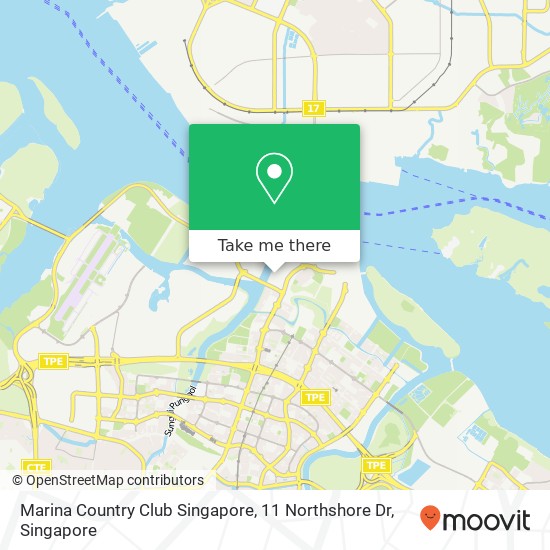 Marina Country Club Singapore, 11 Northshore Dr map