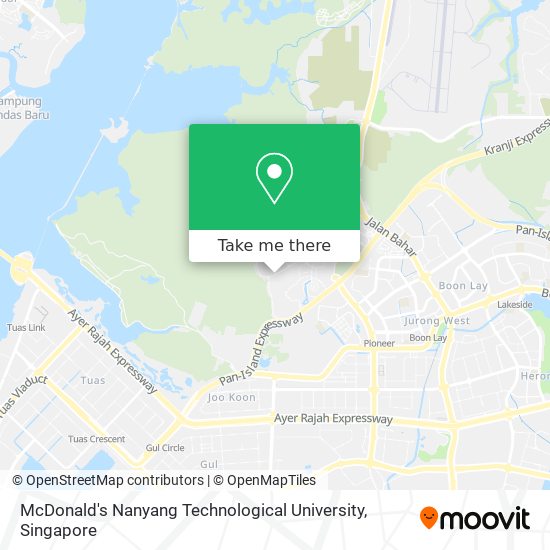 McDonald's Nanyang Technological University地图