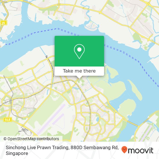 Sinchong Live Prawn Trading, 880D Sembawang Rd地图