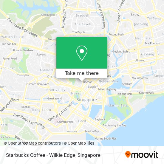 Starbucks Coffee - Wilkie Edge地图