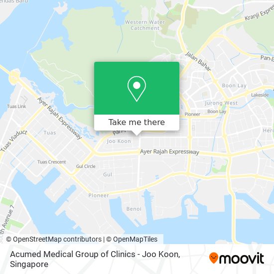 Acumed Medical Group of Clinics - Joo Koon map