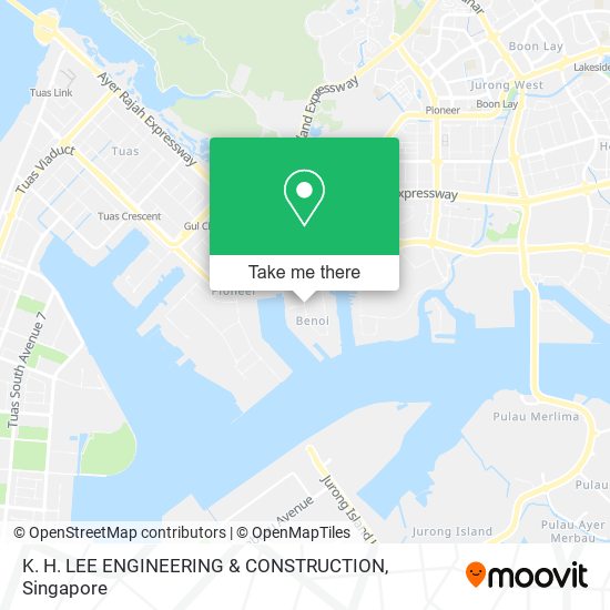 K. H. LEE ENGINEERING & CONSTRUCTION map