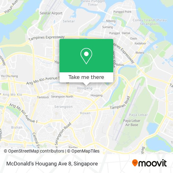 McDonald's Hougang Ave 8地图
