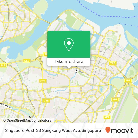 Singapore Post, 33 Sengkang West Ave地图