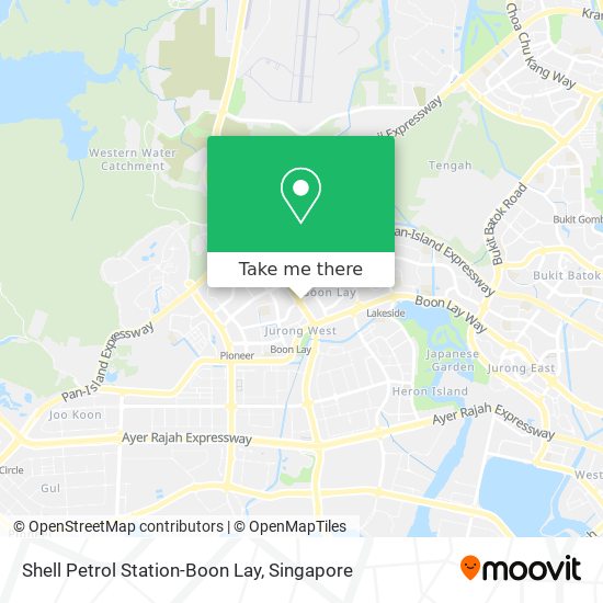 Shell Petrol Station-Boon Lay map