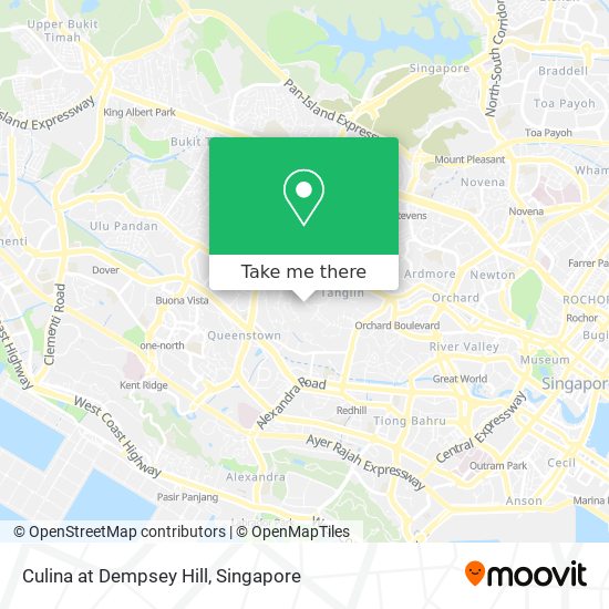 Culina at Dempsey Hill map
