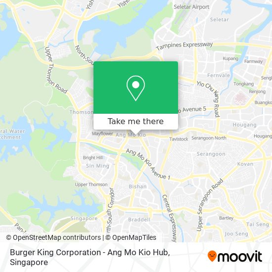 Burger King Corporation - Ang Mo Kio Hub地图