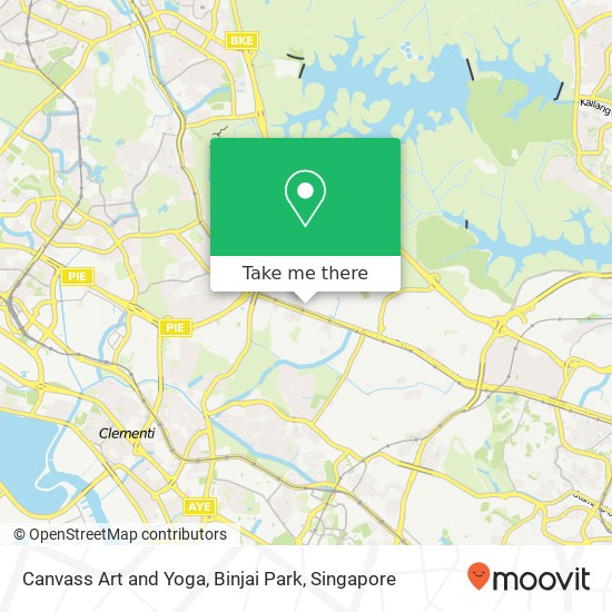 Canvass Art and Yoga, Binjai Park map