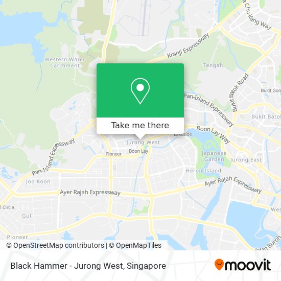 Black Hammer - Jurong West map