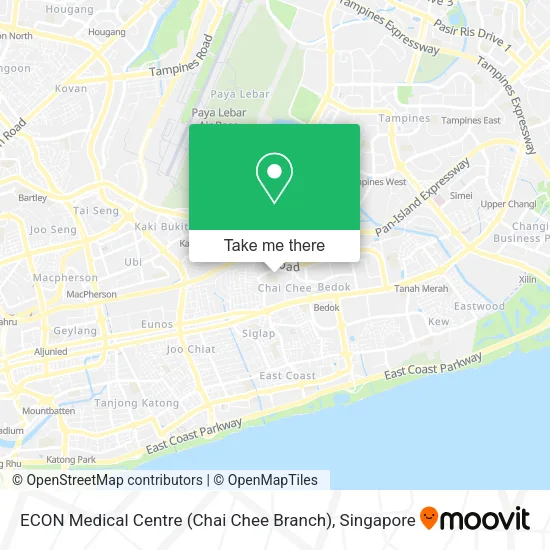 ECON Medical Centre (Chai Chee Branch)地图