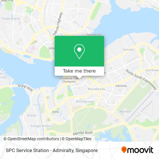 SPC Service Station - Admiralty map