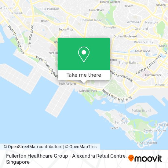 Fullerton Healthcare Group - Alexandra Retail Centre map