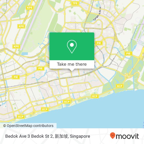 Bedok Ave 3 Bedok St 2, 新加坡 map
