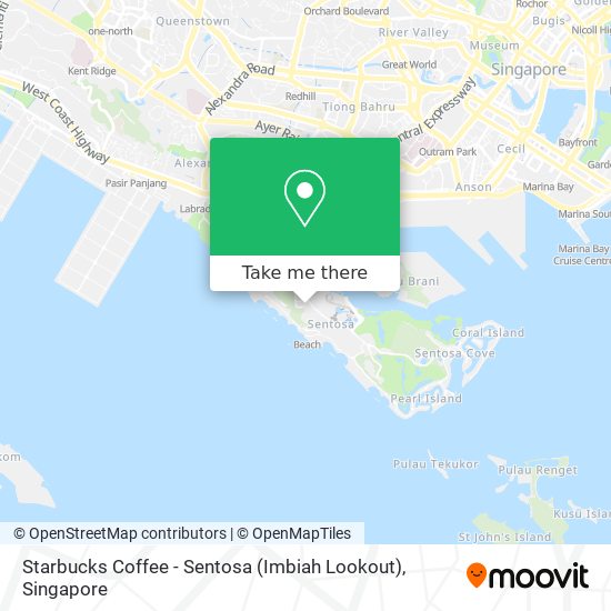 Starbucks Coffee - Sentosa (Imbiah Lookout)地图