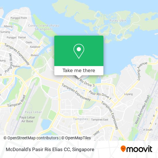 McDonald's Pasir Ris Elias CC map