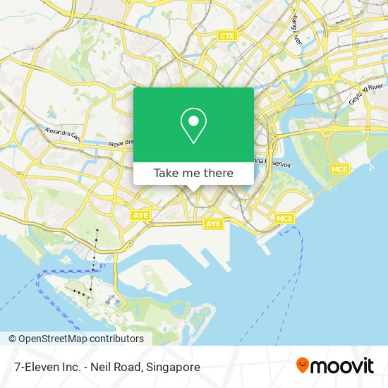 7-Eleven Inc. - Neil Road map