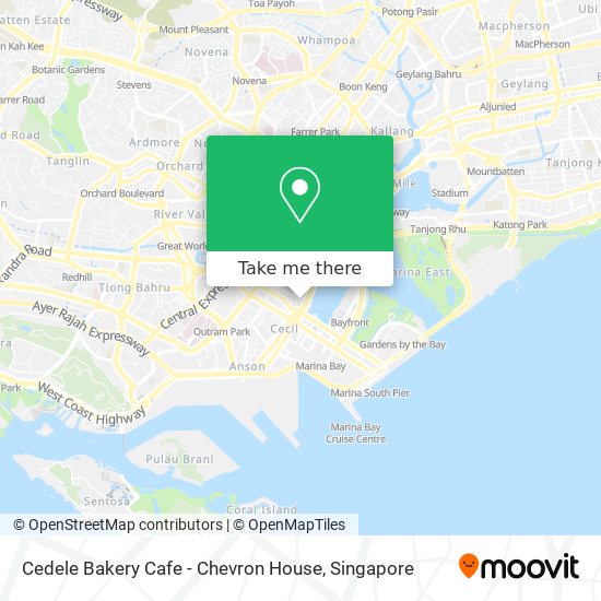 Cedele Bakery Cafe - Chevron House map