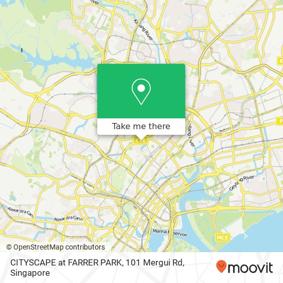 CITYSCAPE at FARRER PARK, 101 Mergui Rd map