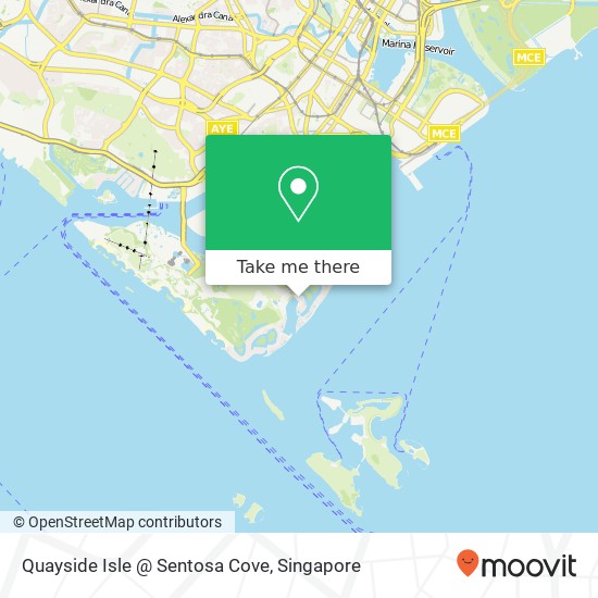 Quayside Isle @ Sentosa Cove map